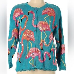 Jane's Closet size Large sequin pelican cardigan